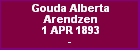 Gouda Alberta Arendzen