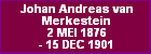 Johan Andreas van Merkestein