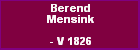Berend Mensink