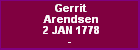 Gerrit Arendsen