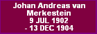 Johan Andreas van Merkestein