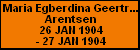 Maria Egberdina Geertruida Arentsen
