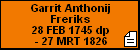 Garrit Anthonij Freriks