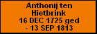 Anthonij ten Hietbrink