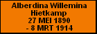 Alberdina Willemina Hietkamp
