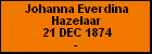 Johanna Everdina Hazelaar
