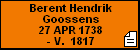 Berent Hendrik Goossens