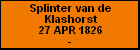 Splinter van de Klashorst