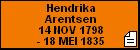 Hendrika Arentsen