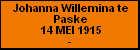 Johanna Willemina te Paske
