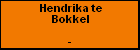 Hendrika te Bokkel