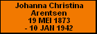 Johanna Christina Arentsen