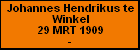 Johannes Hendrikus te Winkel