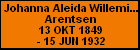 Johanna Aleida Willemina Arentsen