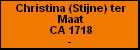 Christina (Stijne) ter Maat