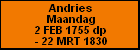 Andries Maandag