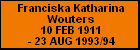 Franciska Katharina Wouters