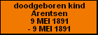 doodgeboren kind Arentsen