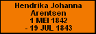 Hendrika Johanna Arentsen