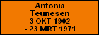 Antonia Teunesen