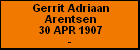 Gerrit Adriaan Arentsen