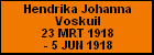 Hendrika Johanna Voskuil