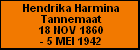 Hendrika Harmina Tannemaat