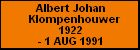 Albert Johan Klompenhouwer