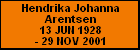 Hendrika Johanna Arentsen