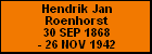 Hendrik Jan Roenhorst