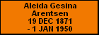 Aleida Gesina Arentsen