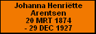 Johanna Henritte Arentsen