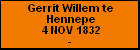 Gerrit Willem te Hennepe