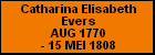 Catharina Elisabeth Evers