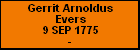 Gerrit Arnoldus Evers