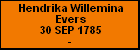 Hendrika Willemina Evers
