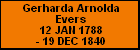 Gerharda Arnolda Evers