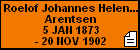 Roelof Johannes Helenart Arentsen