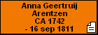 Anna Geertruij Arentzen