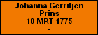 Johanna Gerritjen Prins