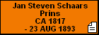 Jan Steven Schaars Prins