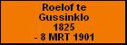 Roelof te Gussinklo