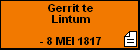 Gerrit te Lintum