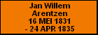 Jan Willem Arentzen