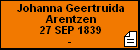 Johanna Geertruida Arentzen