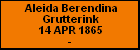 Aleida Berendina Grutterink