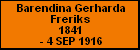 Barendina Gerharda Freriks