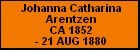 Johanna Catharina Arentzen
