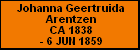 Johanna Geertruida Arentzen