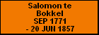 Salomon te Bokkel